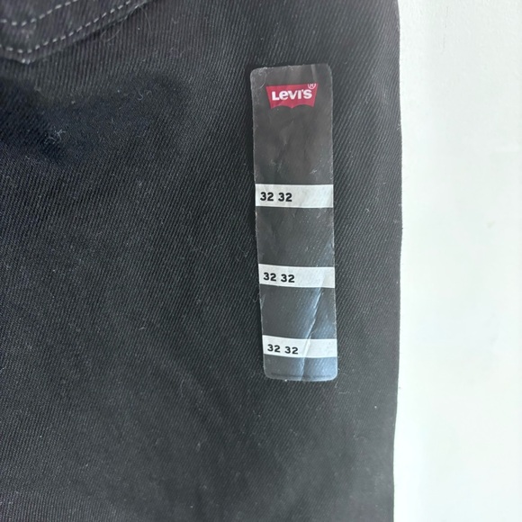 LEVI’S 505 Sz 32 x 32 Regular Jeans Black 100% Cotton NEW WITH TAGS - Picture 7 of 11